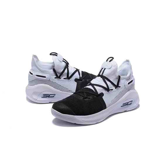 Stephen Curry VI Men Basketball Shoes White Black-2